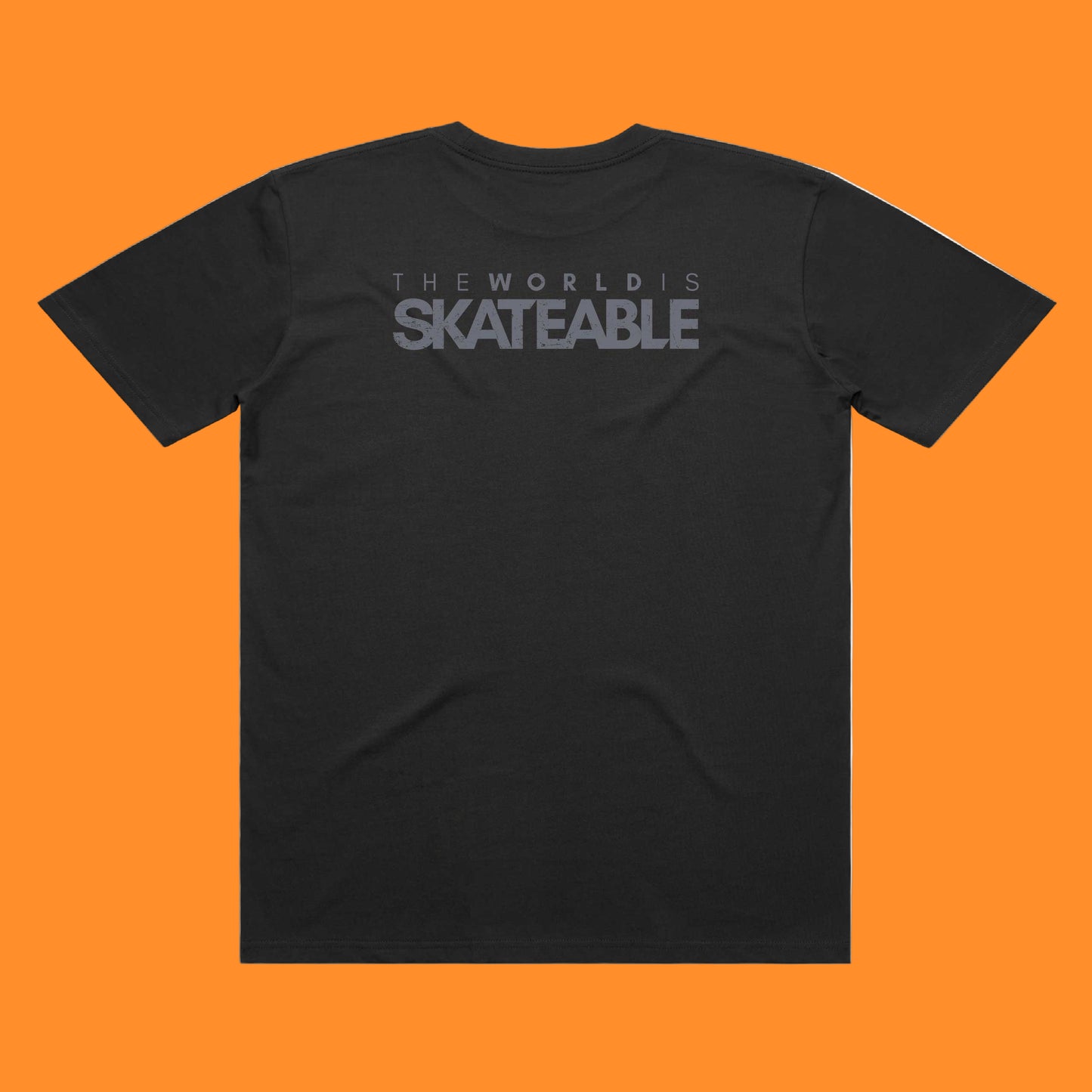 SKATEABLE Tag Tee Grey 2.0 back