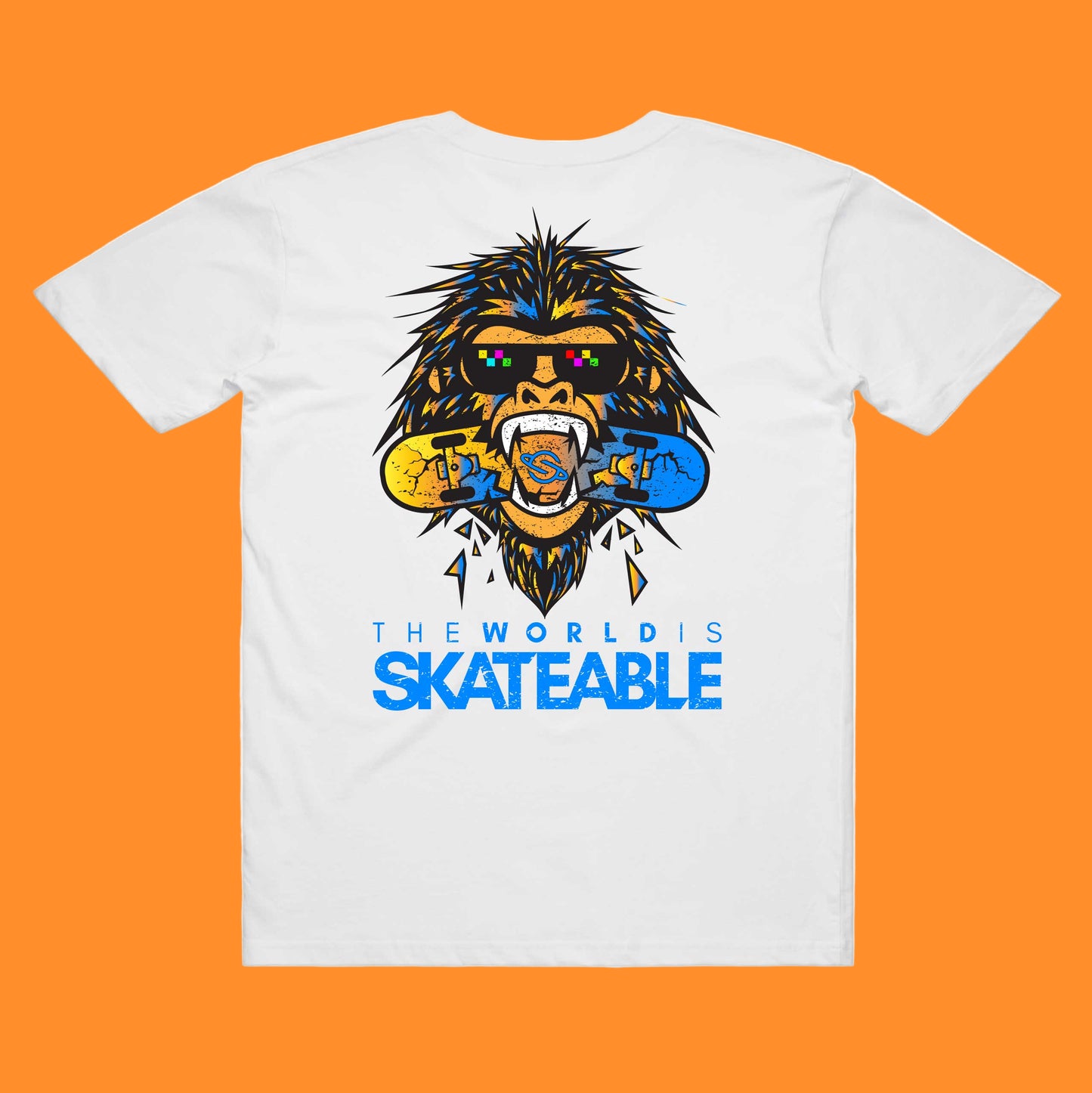 Going Ape Tee White