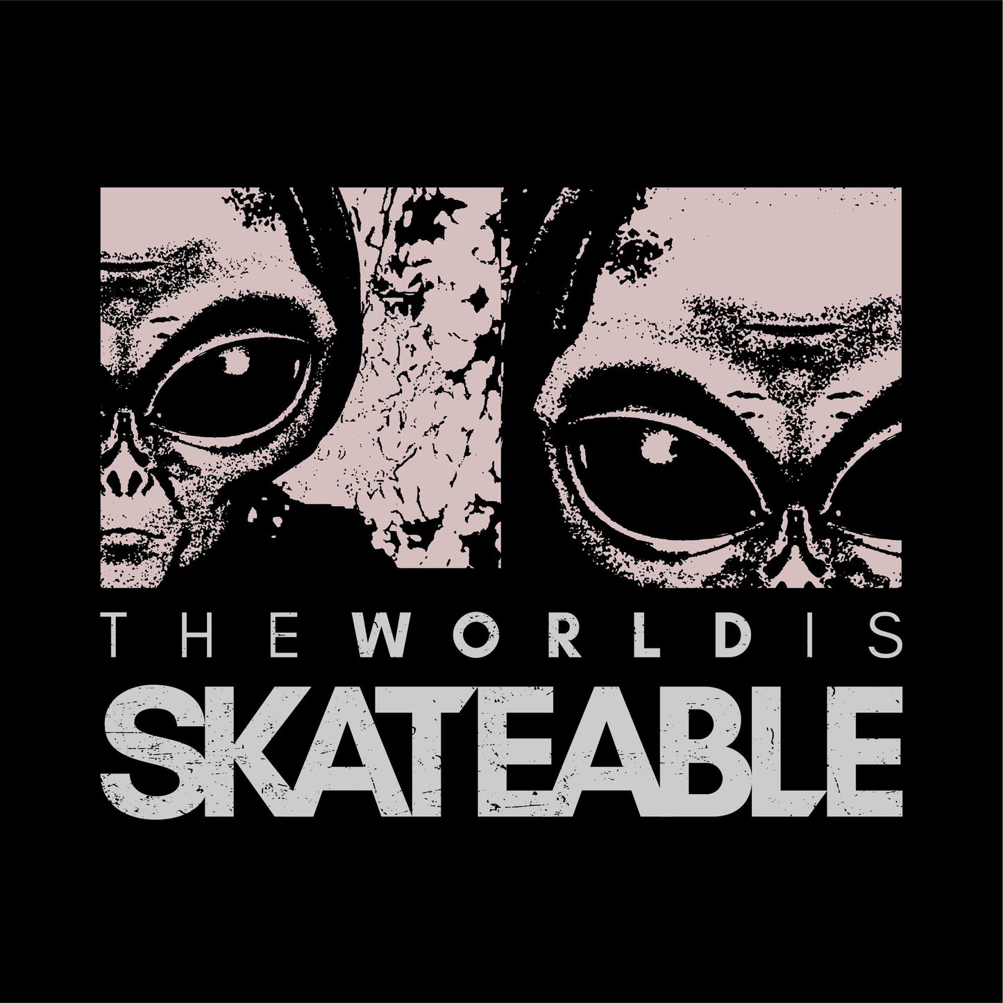 Alien Collage Tee Dark Grey