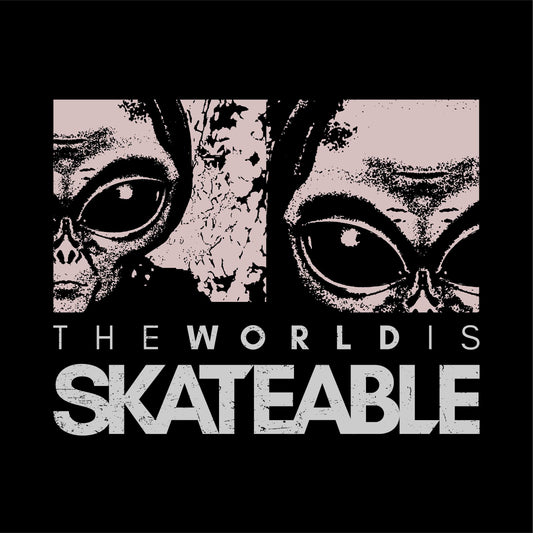 Alien Collage Tee Dark Grey