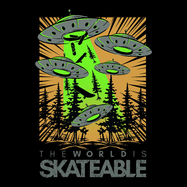 Deck Abduction Orange Hoodie