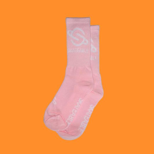 SKATEABLE Socks Pink