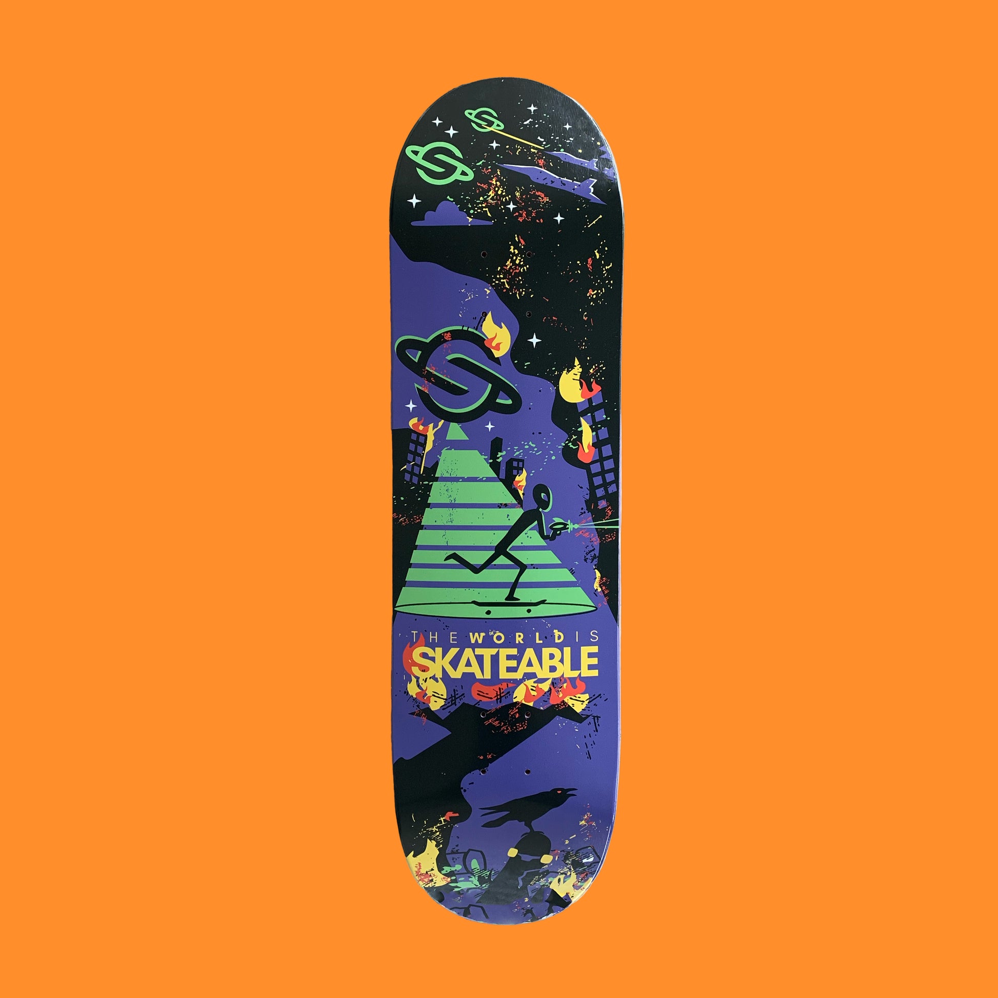 SKATEABLE Zargog Deck bottom