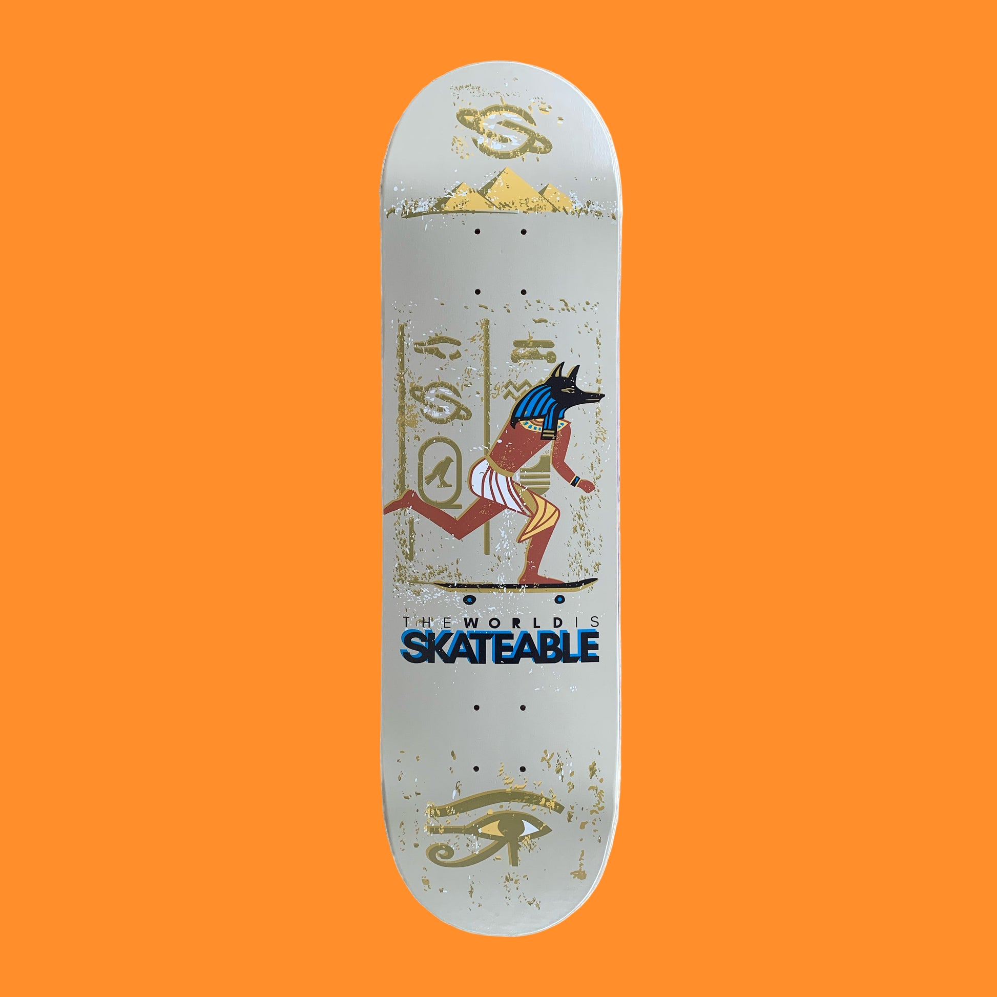 SKATEABLE Deck Anubis bottom
