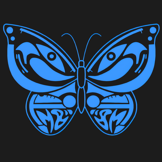 Madame SK8 Azure Butterfly Crop