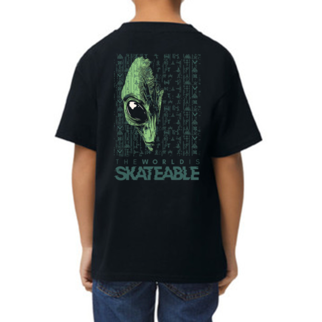 Alien Code Tee Dark Grey