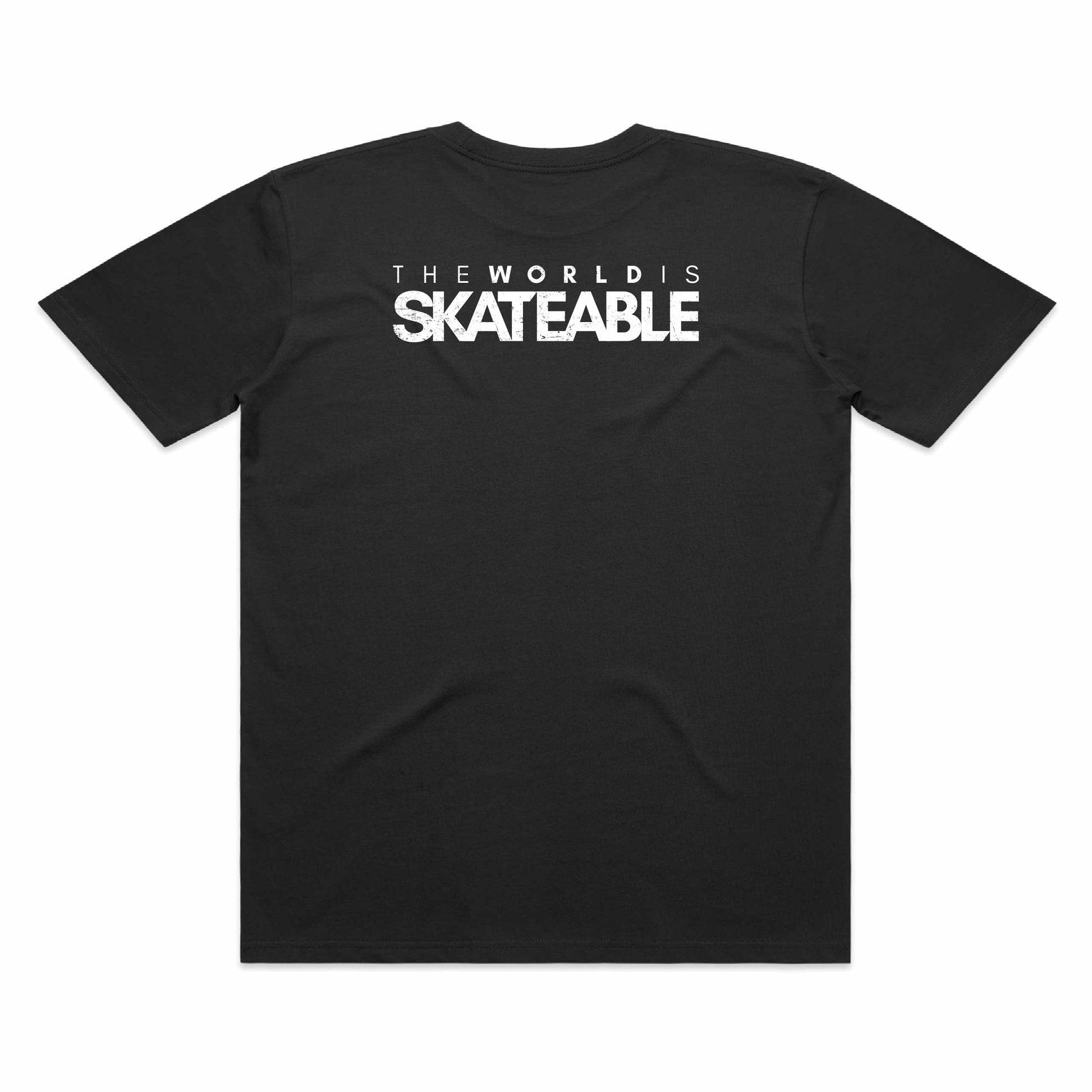 SKATEABLE Tag Tee Grey back