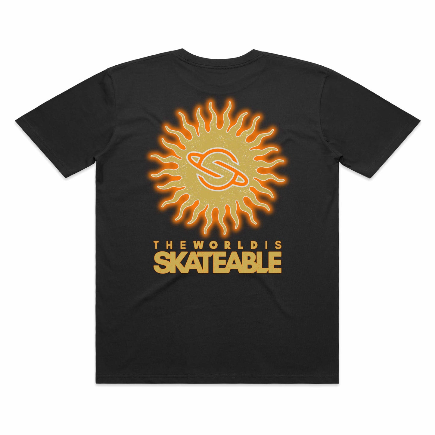 Sun Tee Gold on Dark Grey