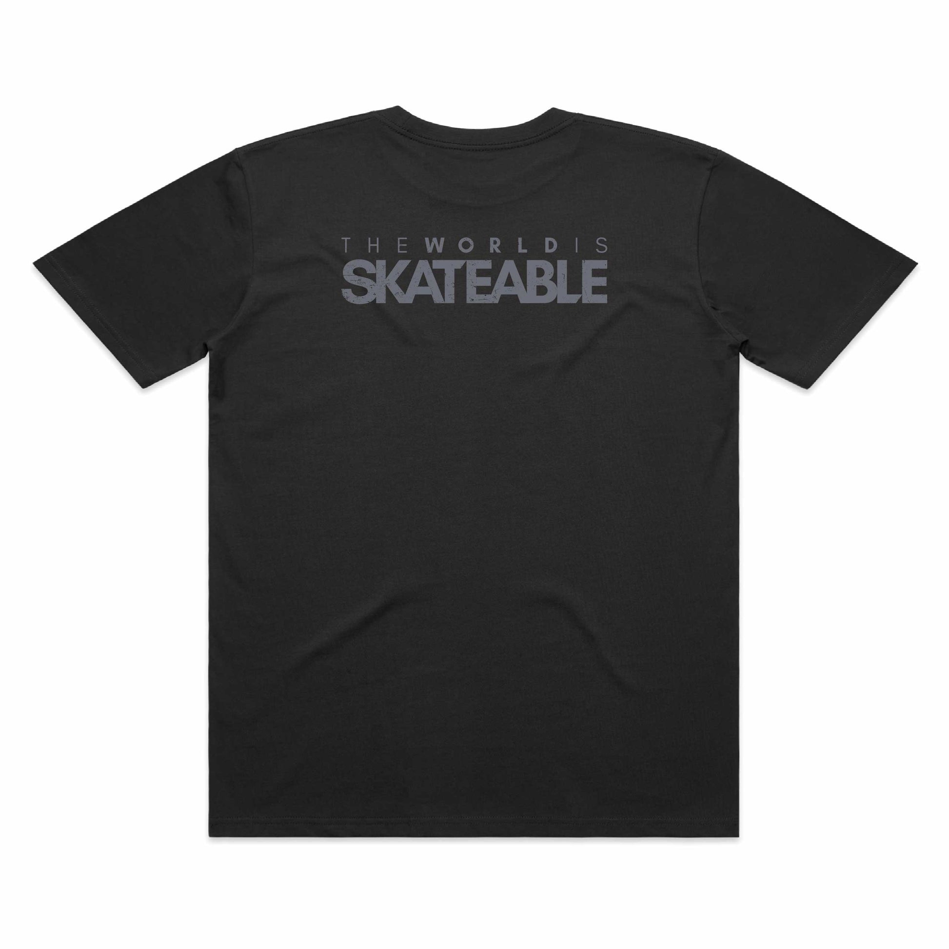 SKATEABLE Tag Tee Grey 2.0 back