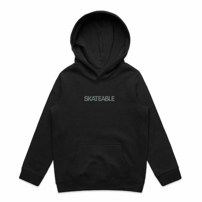 Deck Abduction Purple Hoodie Dark Grey