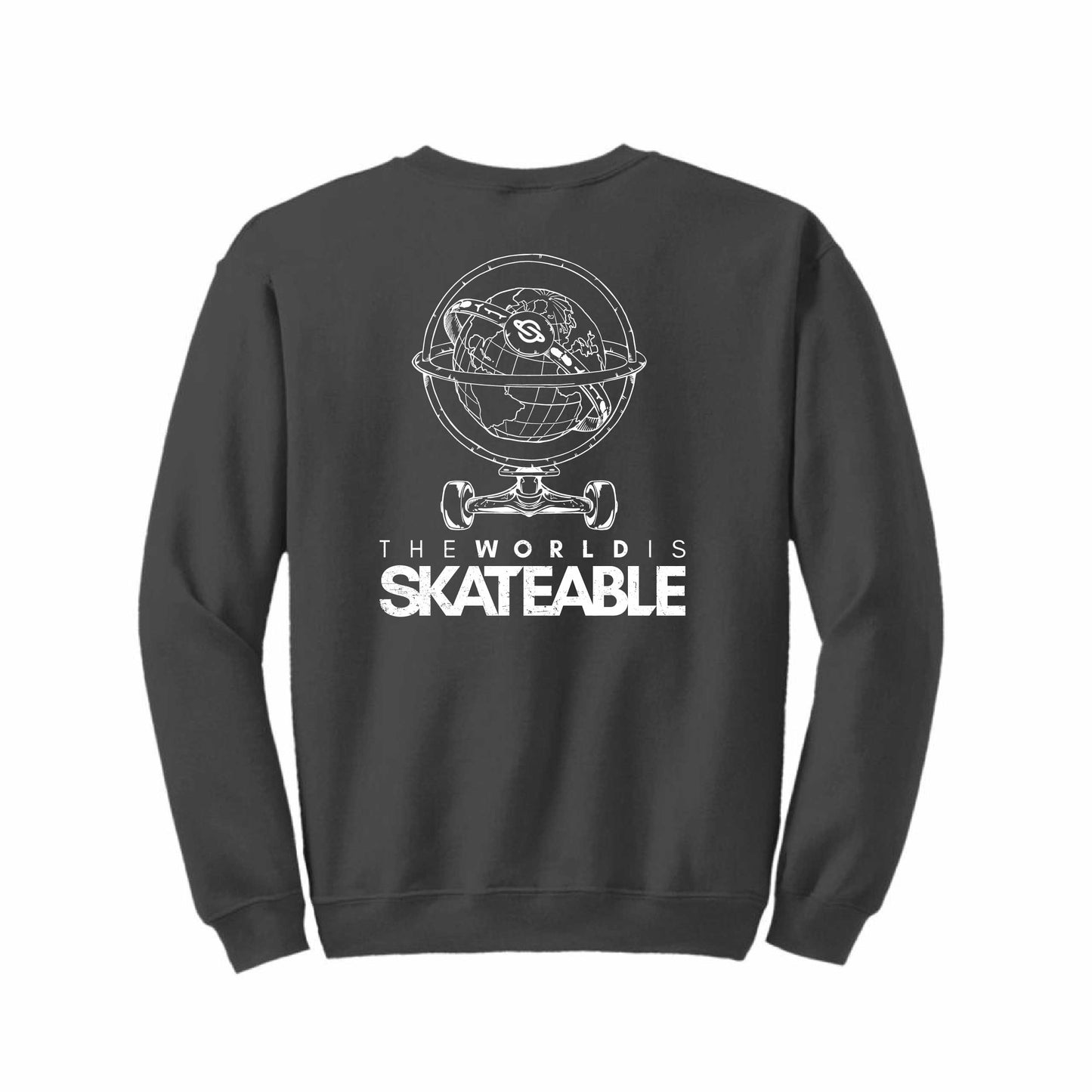 Globe Sweatshirt Grey