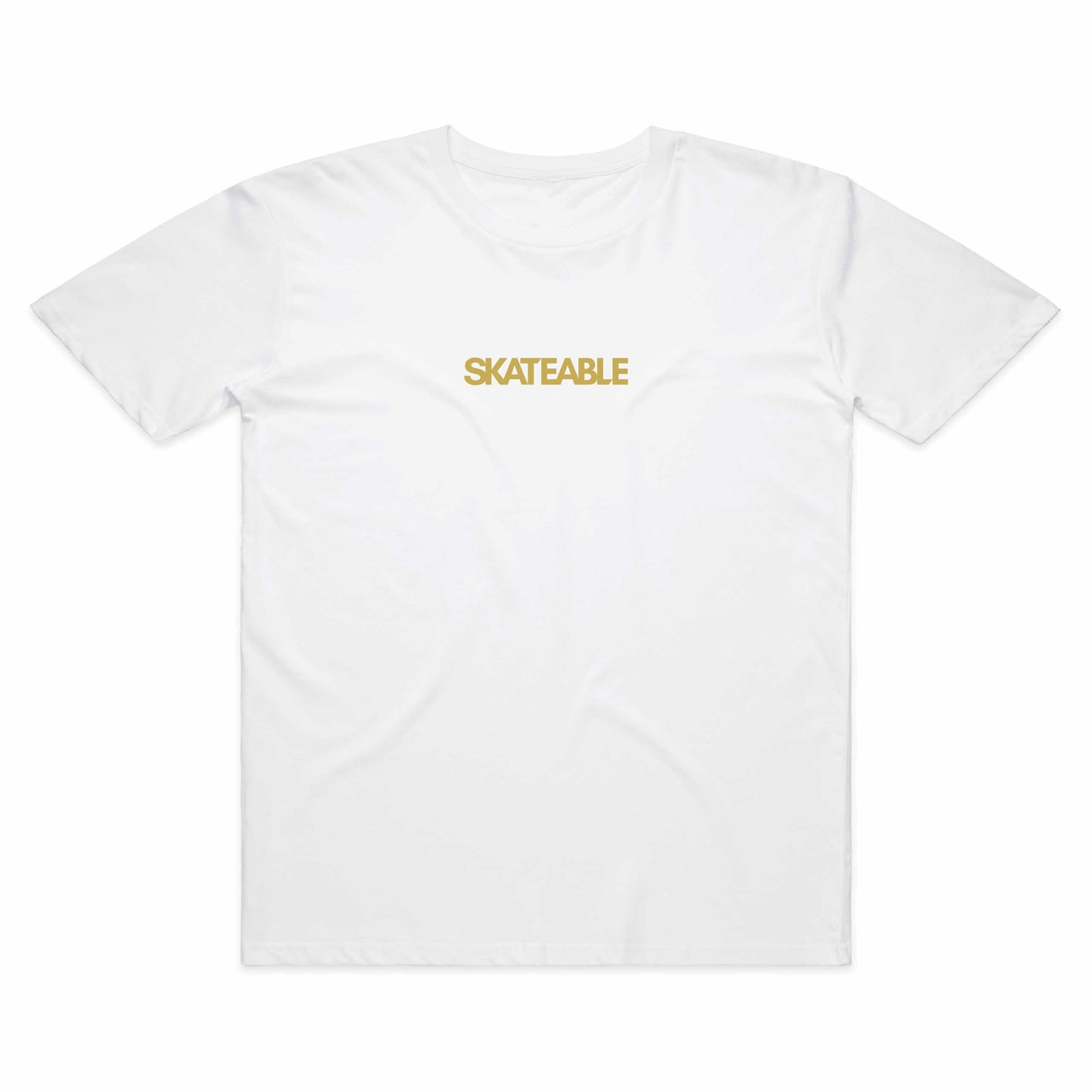 Sun Tee Gold on White