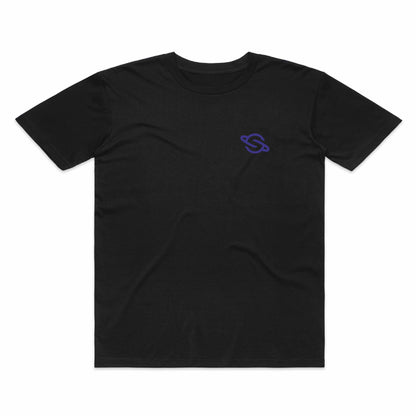 Sun Tee Purple on Dark Grey