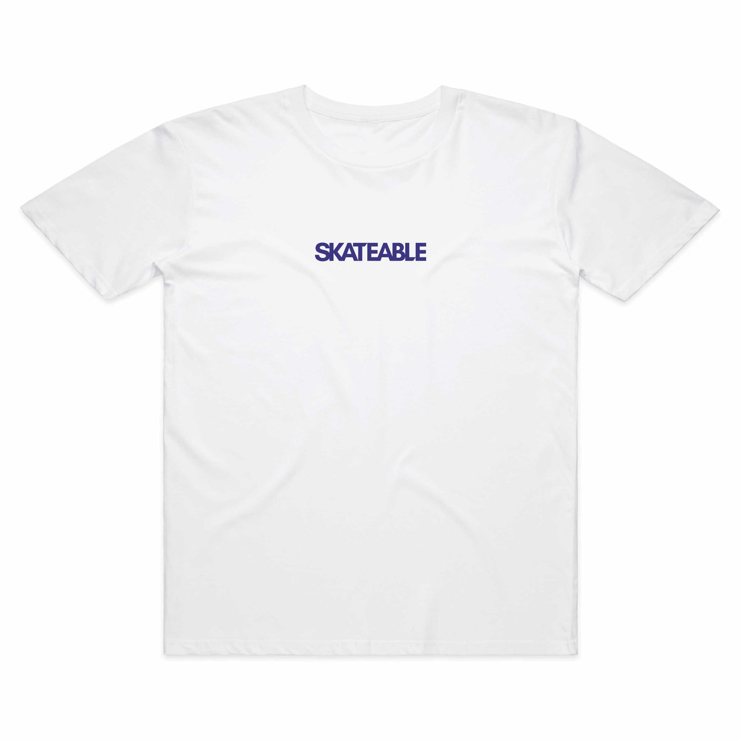 Sun Tee Purple on White