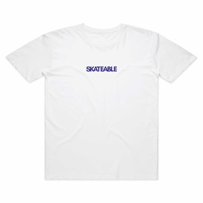 Sun Tee Purple on White