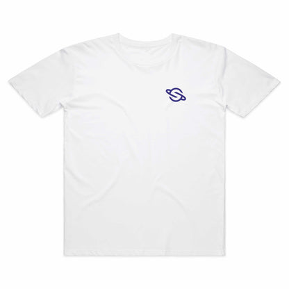 Sun Tee Purple on White