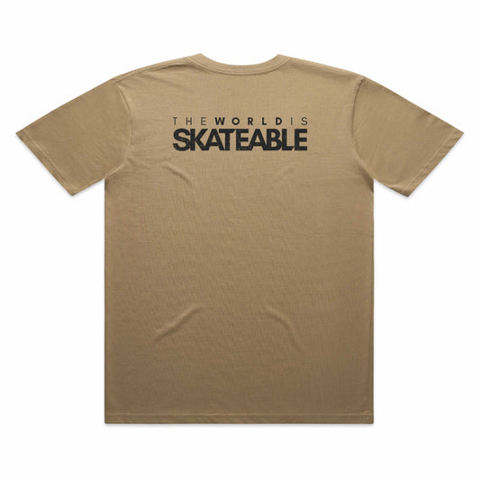 SKATEABLE Tag Tee Bone back