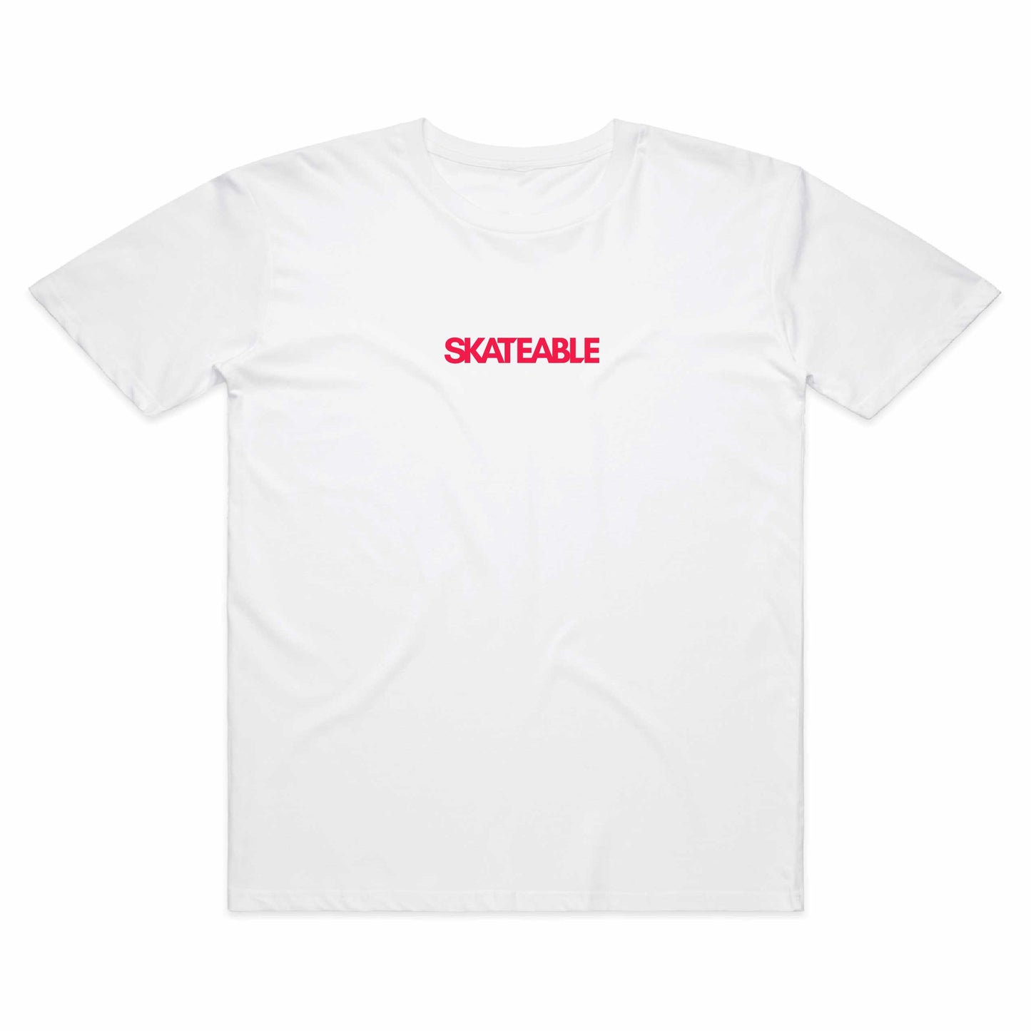 Colour Blender Logo Crimson Tee White