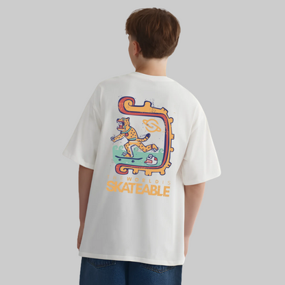 Aztec Tee White
