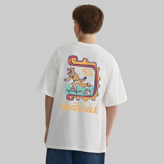 Aztec Tee White
