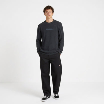 Winter Killer Cotton Jumper Dark Grey
