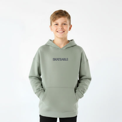 Kids Daily Hoodie Light Green