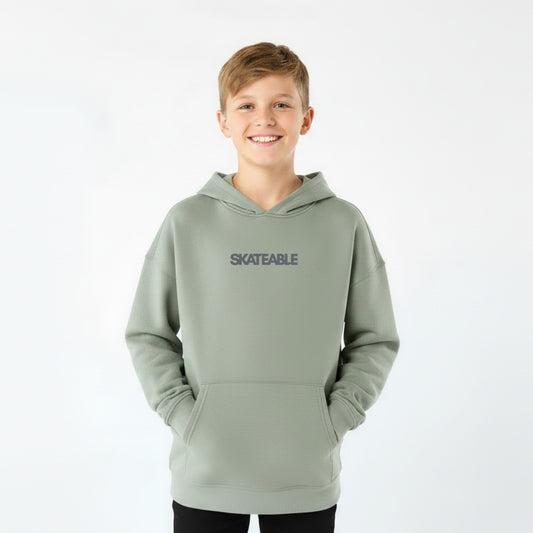 Kids Daily Hoodie Light Green
