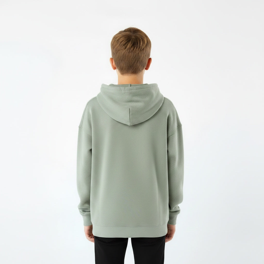 Kids Daily Hoodie Light Green