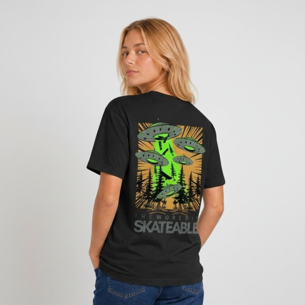 Deck Abduction Orange T-Shirt