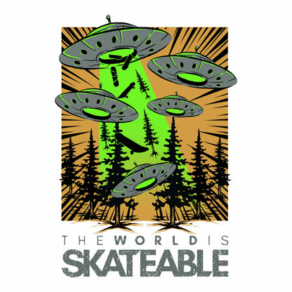 Deck Abduction Orange T-Shirt