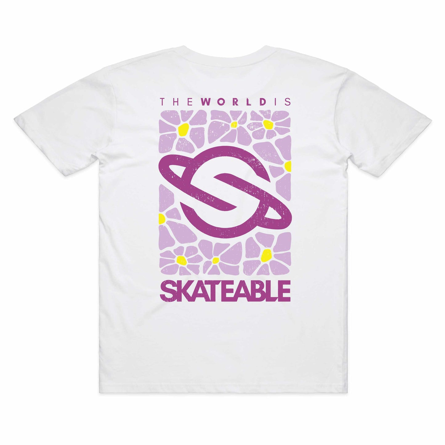Floral Logo Purple T-Shirt