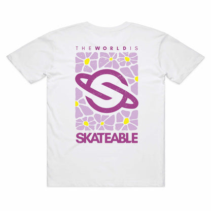 Floral Logo Purple T-Shirt