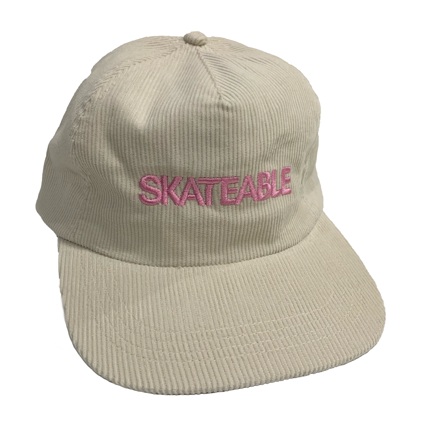 Cord Cap Cream Pink