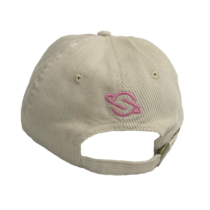 Cord Cap Cream Pink