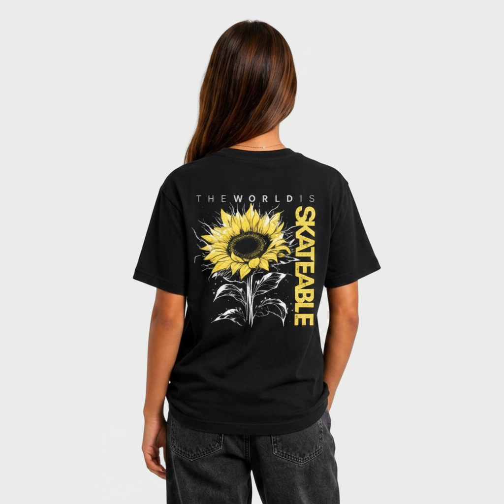 Sunflower Tee Dark Grey