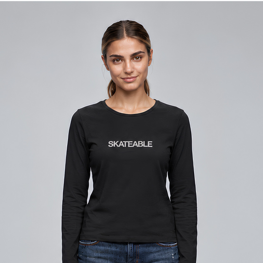 Women's Long Sleeve Cotton Stretch Tee