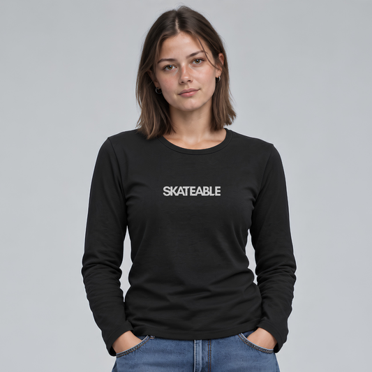 Women's Long Sleeve Cotton Stretch Tee