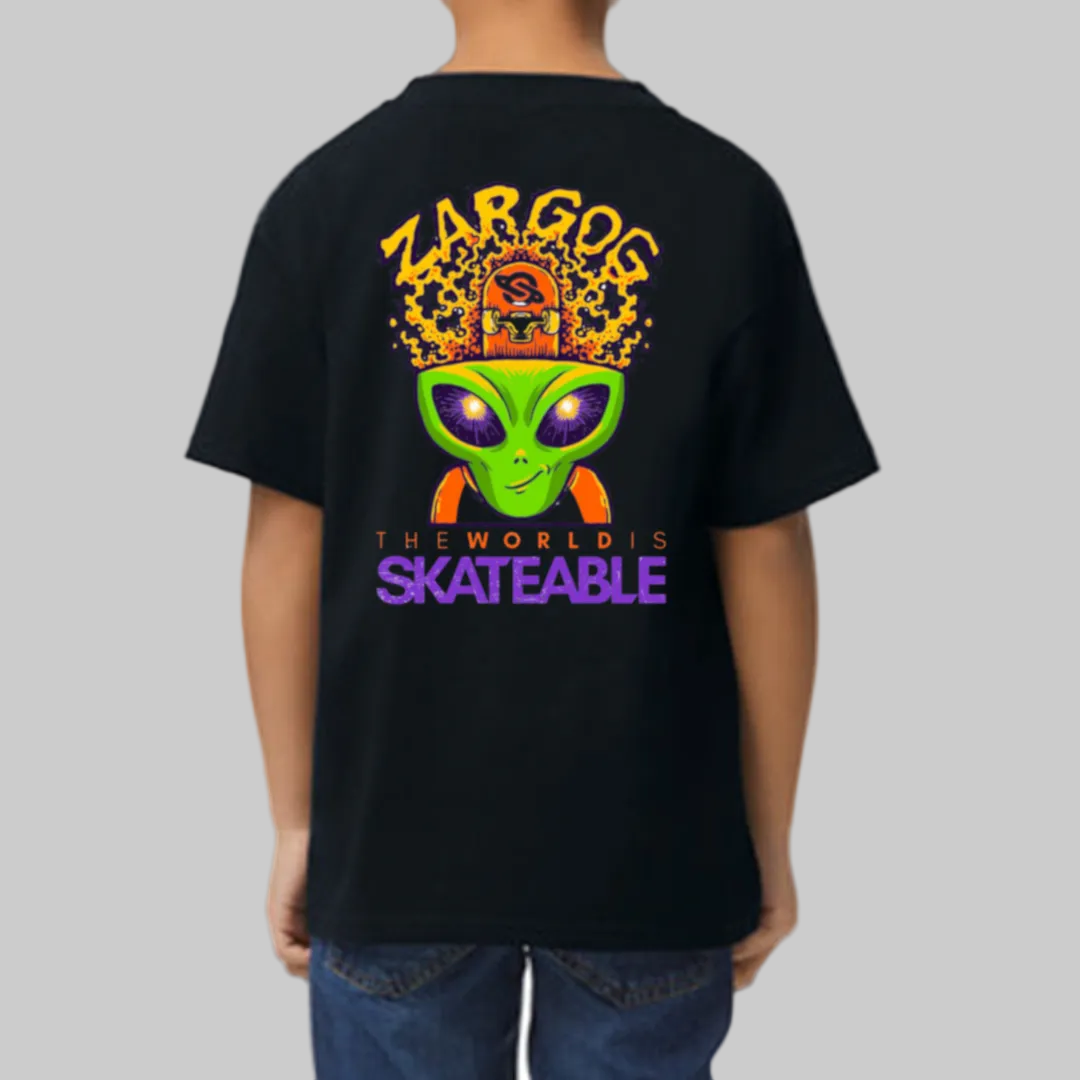 Kids Brain Storm Tee Dark Grey