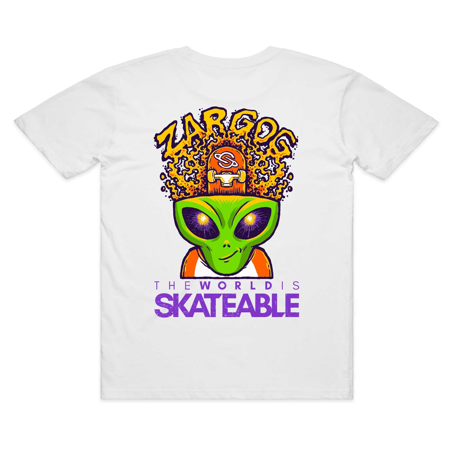 Kids Brain Storm Tee White