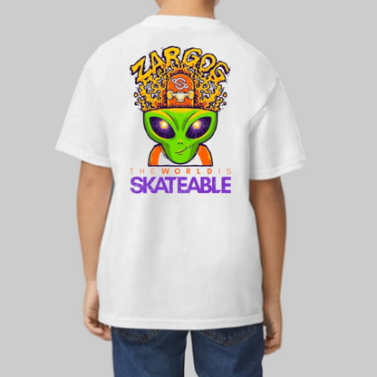 Kids Brain Storm Tee White