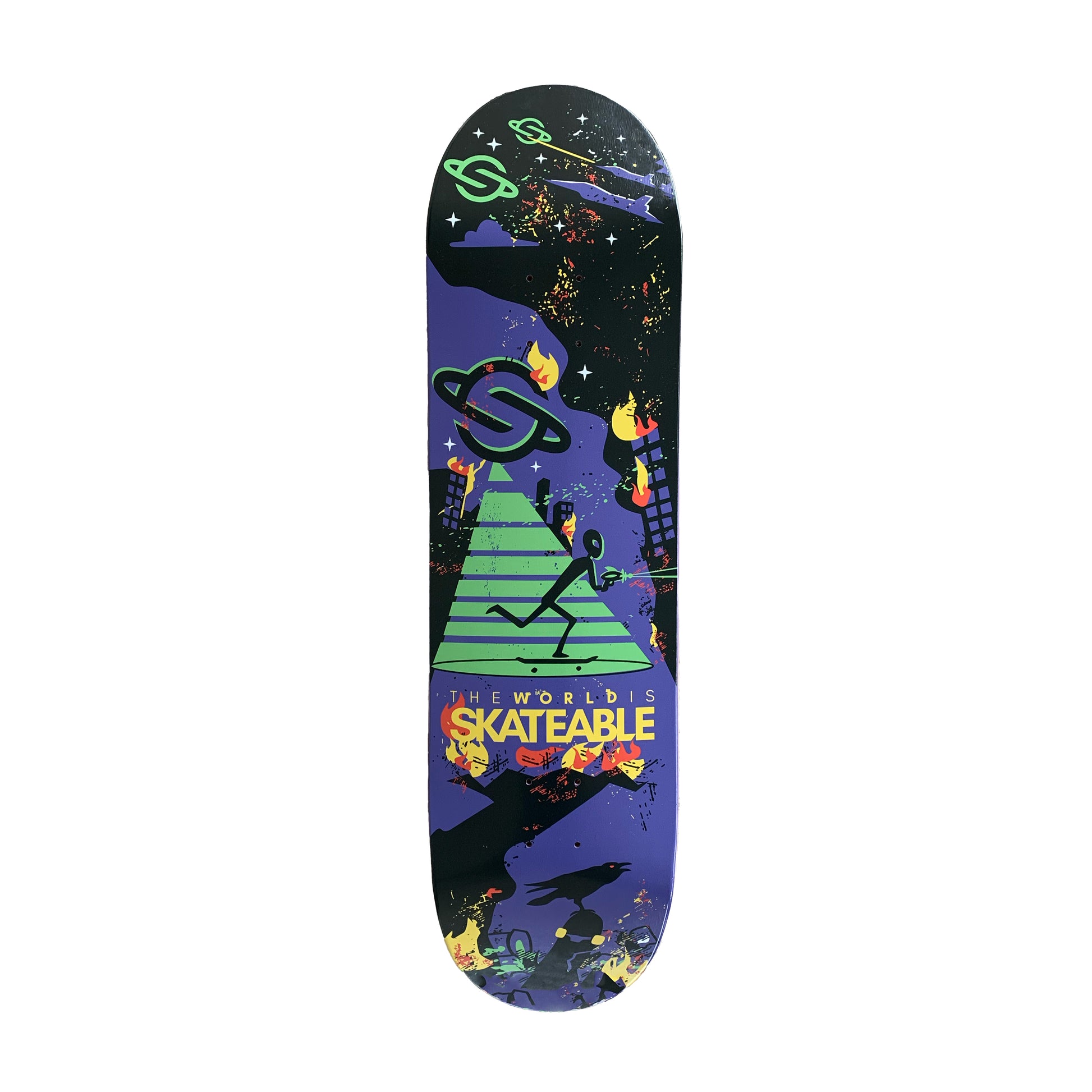 SKATEABLE Zargog Deck bottom