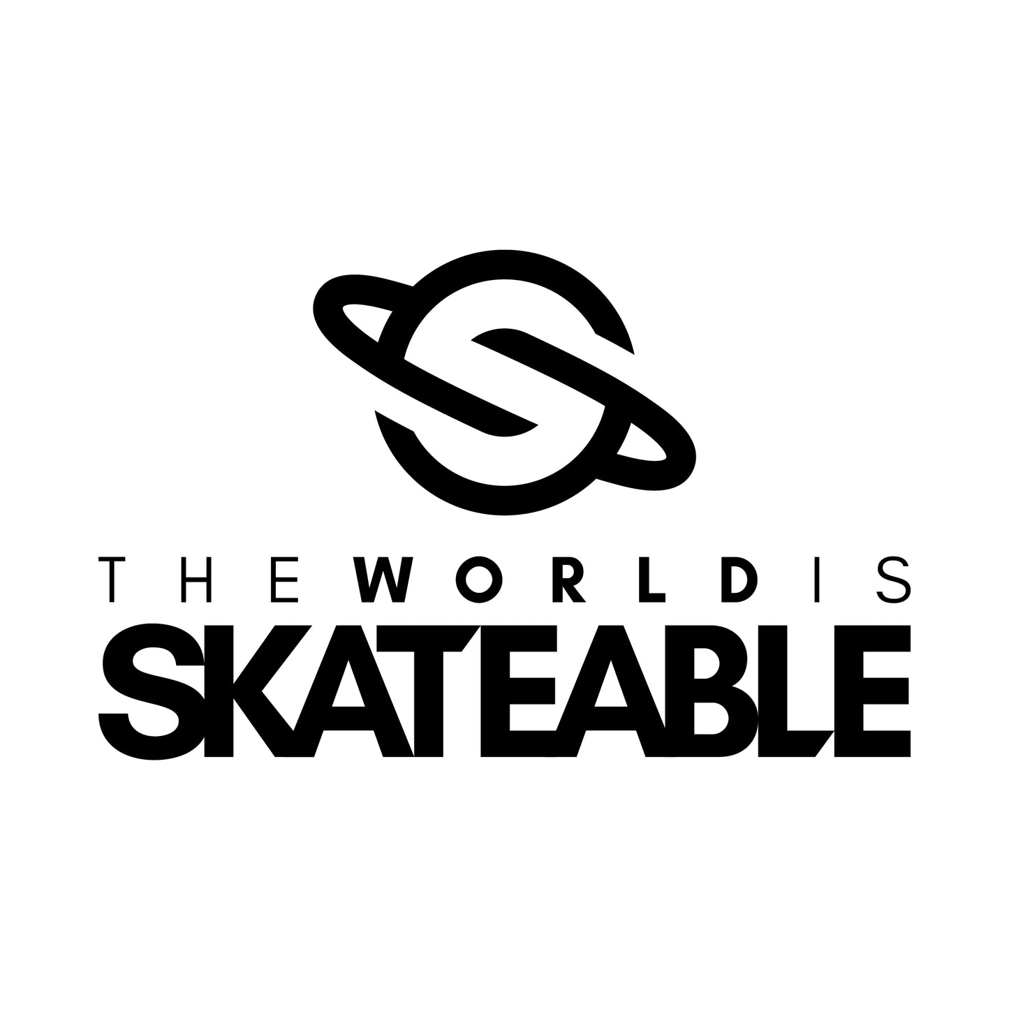 The World is SKATEABLE sticker